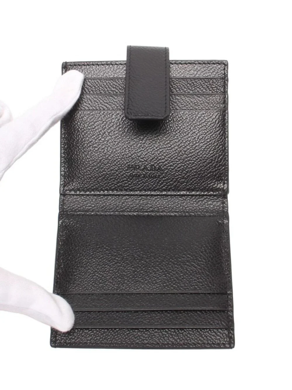 Prada Card Case Card Holders Black